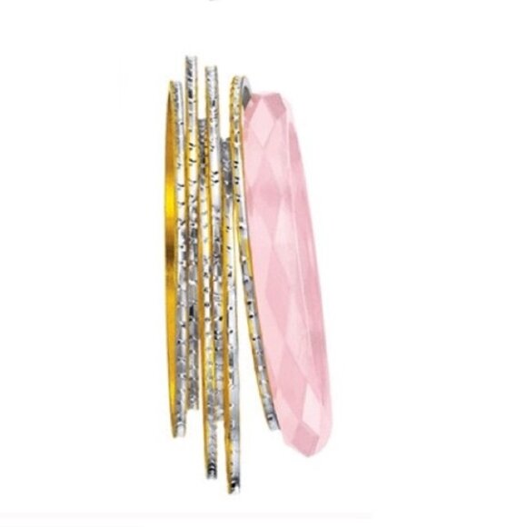 AVON NWT Faceted Bangle Set - Picture 2 of 3